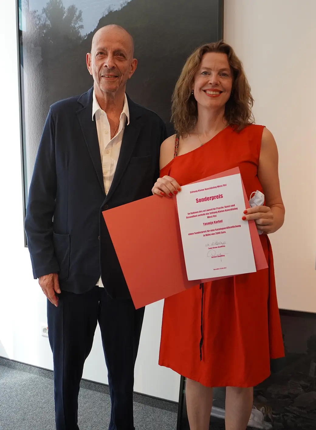 Gewinnerin 2022 des Stiftungspreises der Stiftung Kleine Kunstdialog West/Ost: Yasmijn Karhof